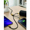 USB 3ü 1 Arada Şarj Kablosu 240W PD Destekli Çoklu Şarj Kablosu