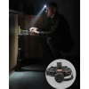 USB Type C Şarjlı Sensörlü Kafa Lambası Uzun Ömürlü Batarya