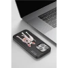 Venco Apple iPhone 11 Perma Desenli Kapak - Siyah