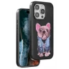 Venco Apple iPhone 14 Pro Max Cute Desenli Kapak - Siyah