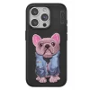 Venco Apple iPhone 15 Pro Max Cute Desenli Kapak - Siyah