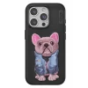 Venco Apple iPhone 15 Pro Max Cute Desenli Kapak - Siyah