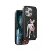 Venco Apple iPhone 15 Pro Max Perma Desenli Kapak - Siyah