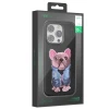 Venco Apple iPhone 16 Cute Desenli Kapak - Siyah