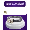 Wave Sensörlü LED Kafa Lambası Şarjlı Ayarlanabilir Işık