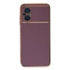 Xiaomi Poco M5 Kılıf Volet Silikon - Mor