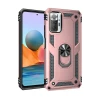 Xiaomi Redmi Note 10 Pro Kılıf Sofya Yüzüklü Silikon Kapak - Rose