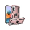 Xiaomi Redmi Note 10 Pro Kılıf Sofya Yüzüklü Silikon Kapak - Rose