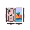 Xiaomi Redmi Note 10 Pro Kılıf Sofya Yüzüklü Silikon Kapak - Rose