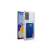 Xiaomi Redmi Note 11 Kılıf Kart Şeffaf Silikon - Şeffaf