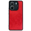 Xiaomi Redmi Note 14 4G Kılıf Aras Deri Kapak - Kırmızı