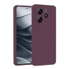 Xiaomi Redmi Note 14 4G Kılıf First Silikon - Mürdüm