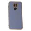 Xiaomi Redmi Note 9 Kılıf Volet Silikon - Mavi
