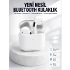 Yeni Nesil Bluetooth Kulaklık Beyaz Çağrı Cevaplayabilen Kablosuz