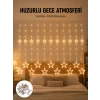 Yıldız Desenli Perde Tipi Peri Led 3x3 Metre Aydınlatma Yeni Nesil