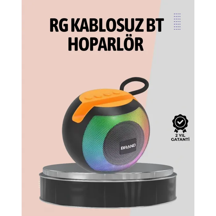 1200mAh Uzun Pil Ömürlü Bluetooth Hoparlör
