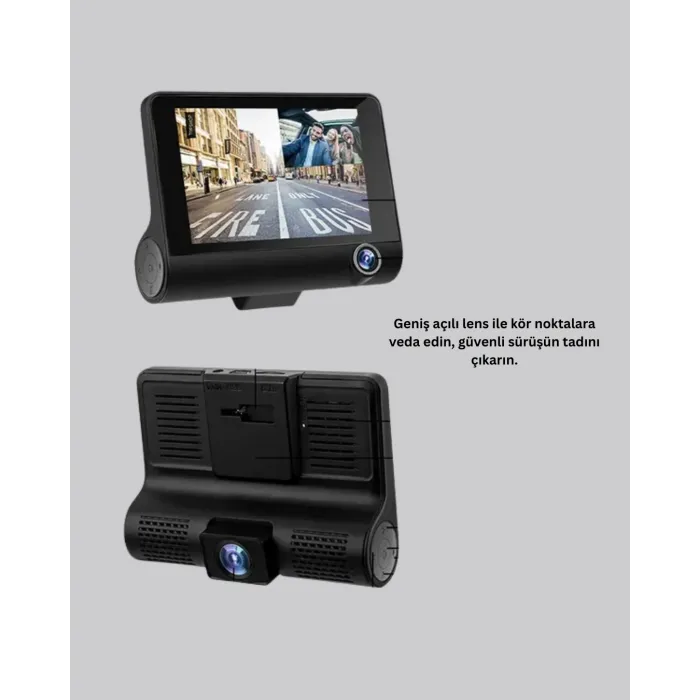 3 Kameralı Araç DVR