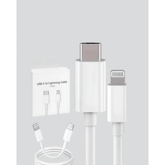 30W Type-C Lightning Hızlı Şarj Kablosu 1.2m iPhone Uyumlu