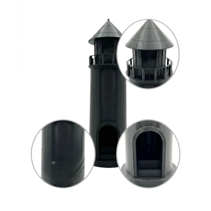 3D DENİZ FENERİ SİYAH