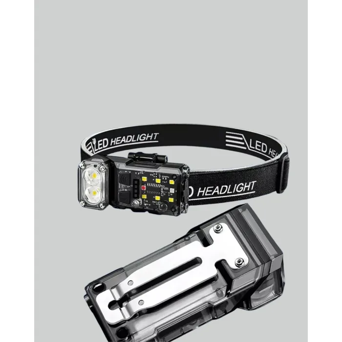 3’ü 1 Arada LED Far Şarj Edilebilir Sensörlü Manyetik 10 Saat Kullanım