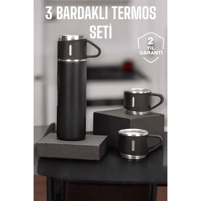 500 ml Kapasiteli Taşınabilir Basınçlı Termos Seti Günlük Kullanım için İdeal