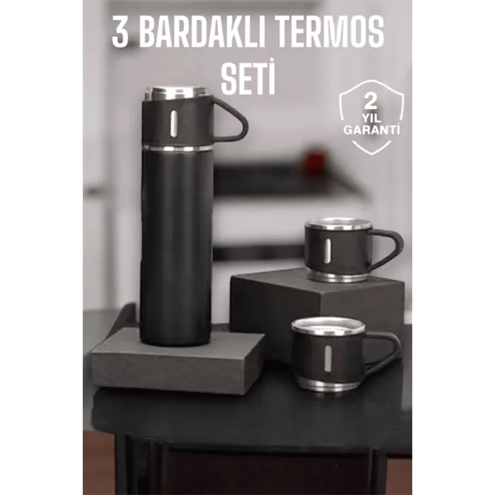 500 ml Kapasiteli Taşınabilir Basınçlı Termos Seti Günlük Kullanım için İdeal