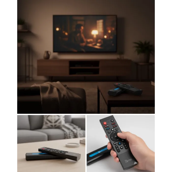 8K Android TV Stick Bas Konuş Destekli Güçlü Performans