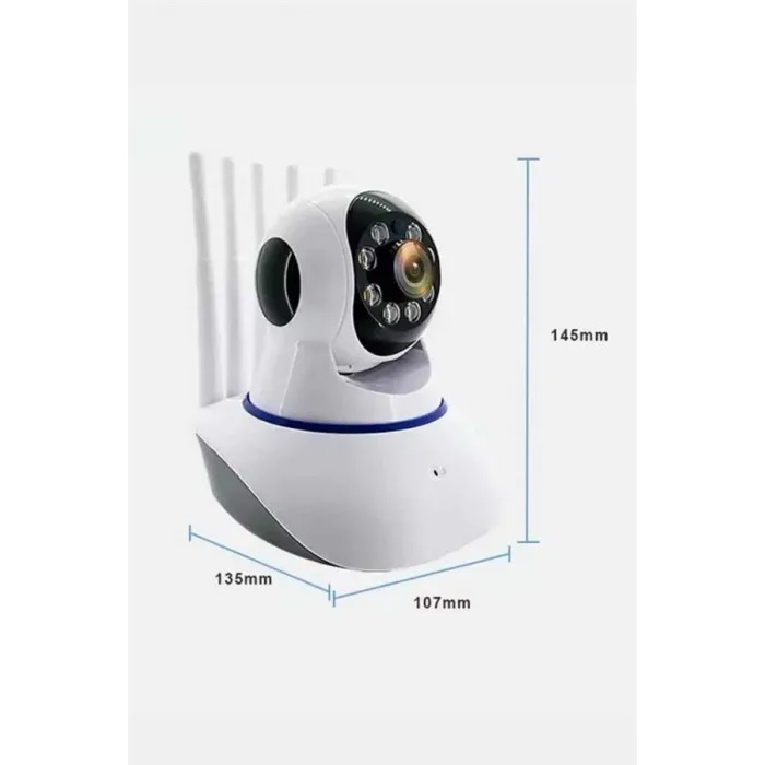 Akıllı Gece Görüşlü Sensörlü Wifi Kamera Telefondan Takip Edilebilir
