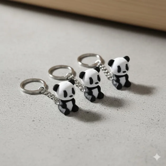 Anahtarlık- Panda 3lü Set