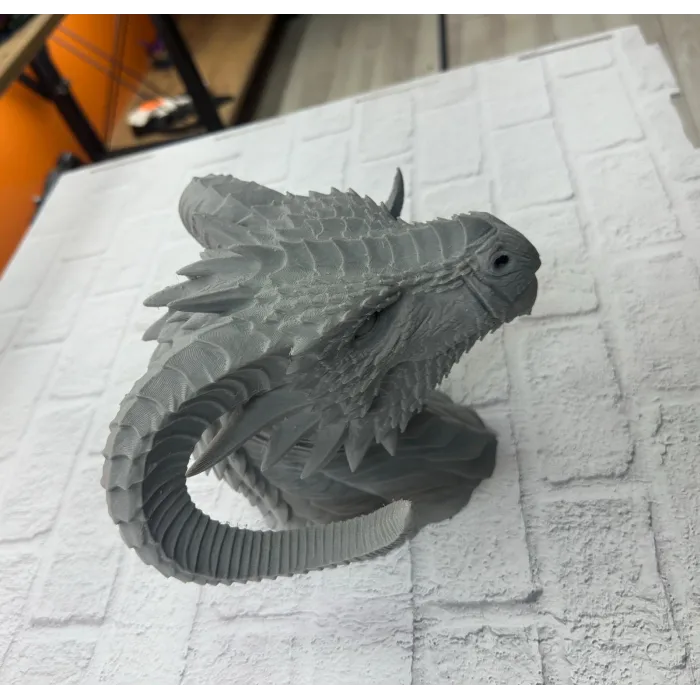 Asılabilir / Masaüstü Ejderha Modeli 3D Dekoratif Heykel 22x17 cm