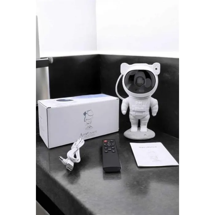 Astronot Görünümlü Projeksiyon Speaker Taşınabilir