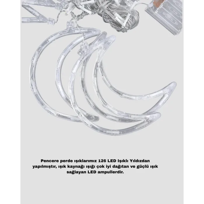 AY YILDIZ PERDE LED
