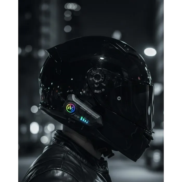 Bluetooth 5.3 Kask İçi Intercom Kulaklık 1000 m Mesafe 1000 mAh