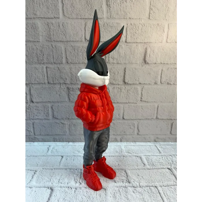 Bugs Bunny Dekoratif Figür 10×34 cm Modern Tasarım