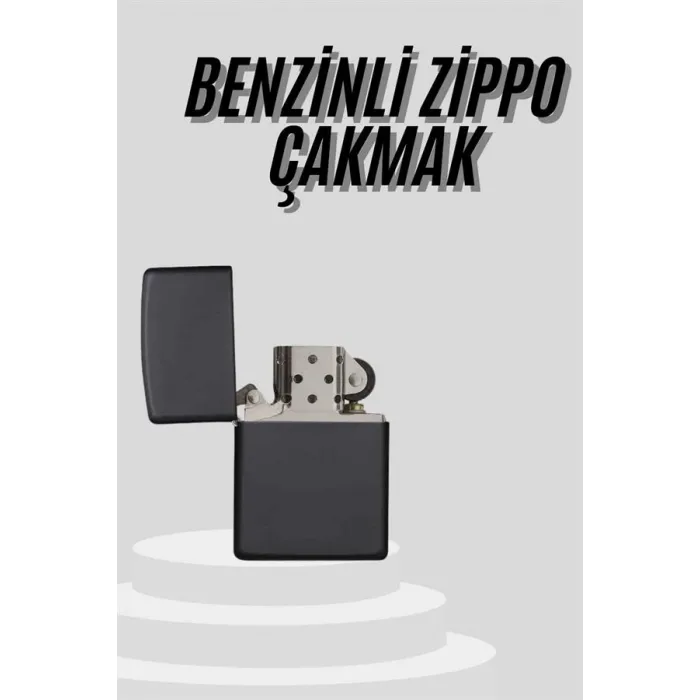 Çakmak Parlak Siyah Doldurulabilir Hedyelik Eşya