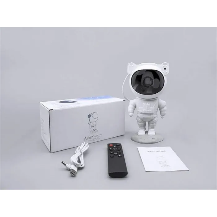 Çocuklara Özel Projeksiyon Astronot Lamba Speaker Sevimli