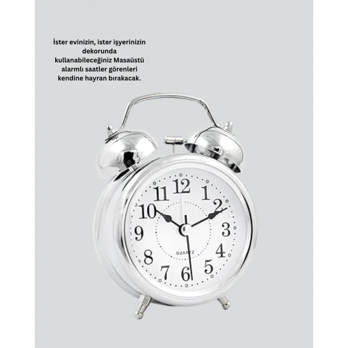 Dekoratif Gümüş Saat