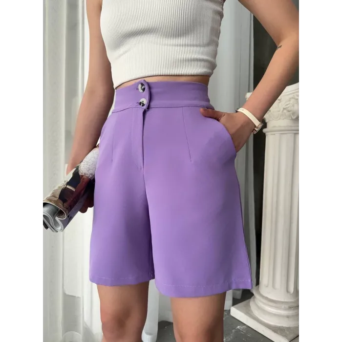 Düğmeli şort mdl24326