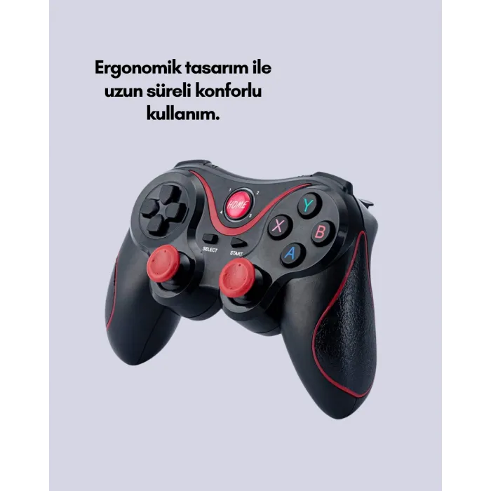 Ergonomik Tasarımlı Çok Yönlü Wireless Gamepad