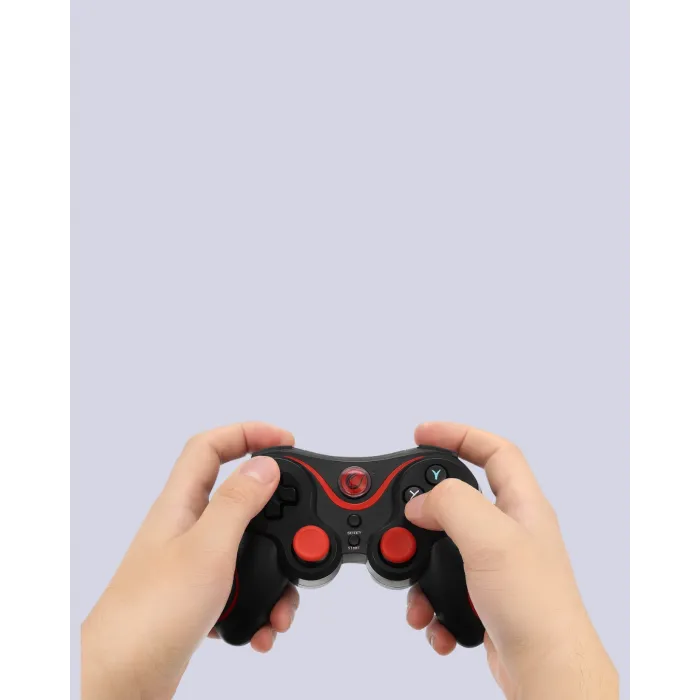 Ergonomik Tasarımlı Kablosuz Bluetooth Gamepad Titreşimli