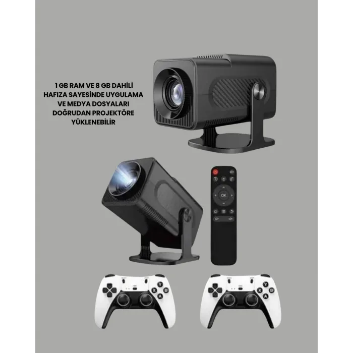 HCS350pro Android 11 İşletim Sistemli Mini Projektör