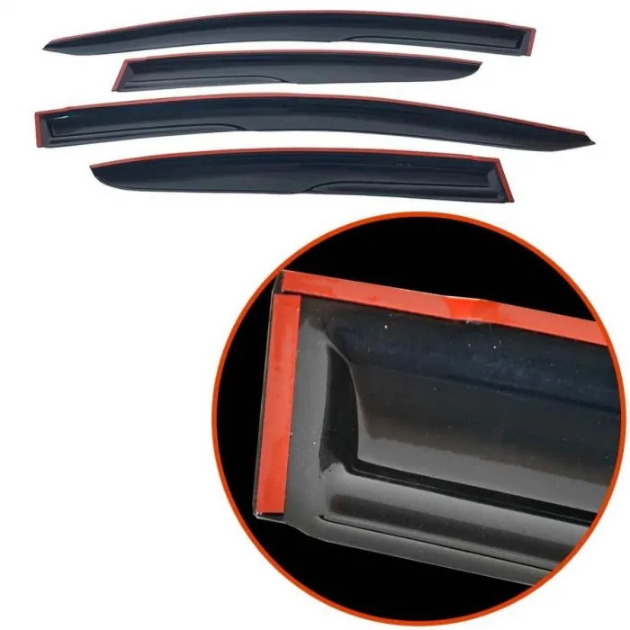 Isuzu D Max 2010-2013 Mugen Cam Rüzgarlığı 4'lü