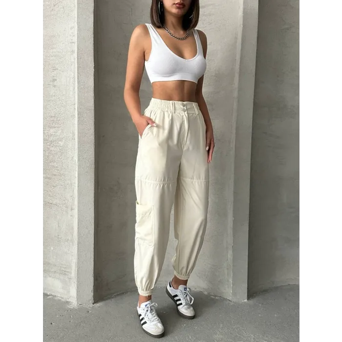 Jogger lastik paça pantolon