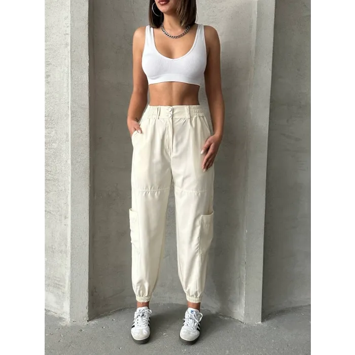 Jogger lastik paça pantolon