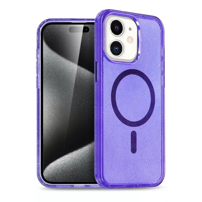 Joko Apple iPhone 12 Star Magsafe Kapak - Mor