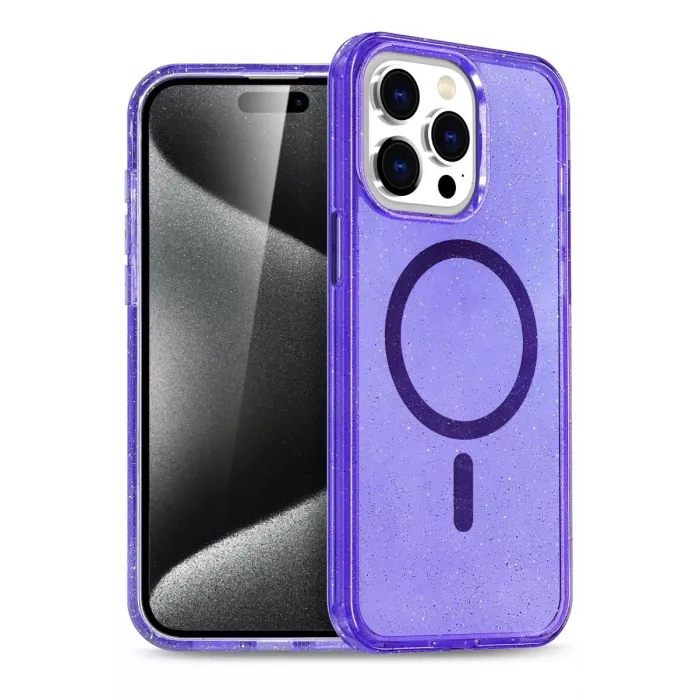 Joko Apple iPhone 14 Pro Max Star Magsafe Kapak - Mor