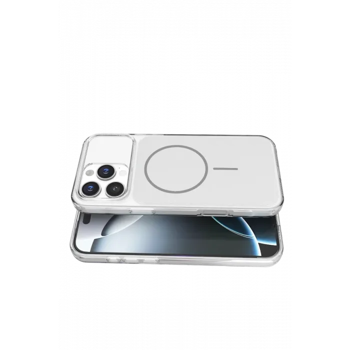 Joko Apple iPhone 16 Pro Max Bruma Magsafe Kapak - Gümüş