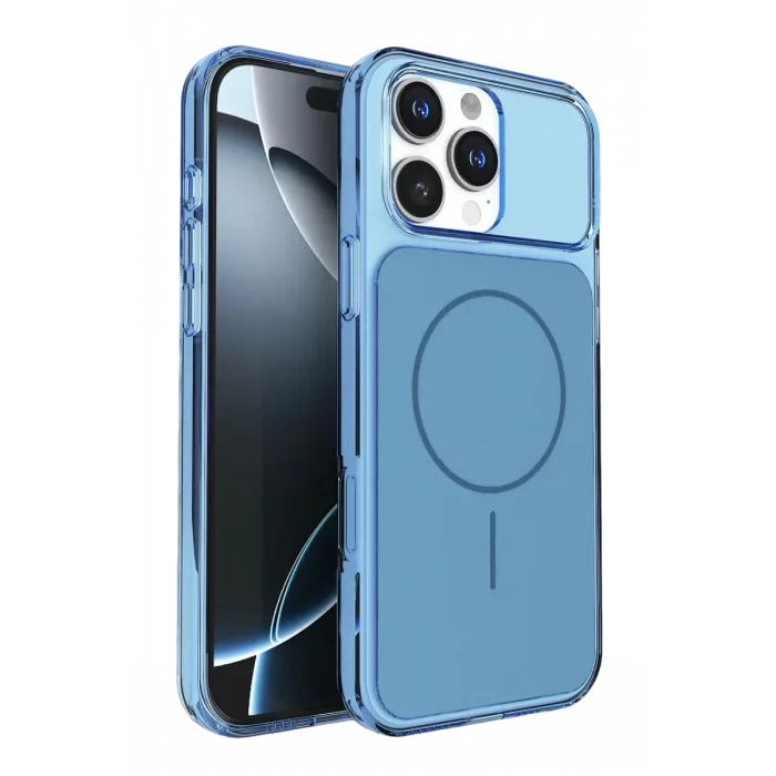 Joko Apple iPhone 16 Pro Max Bruma Magsafe Kapak - Mavi