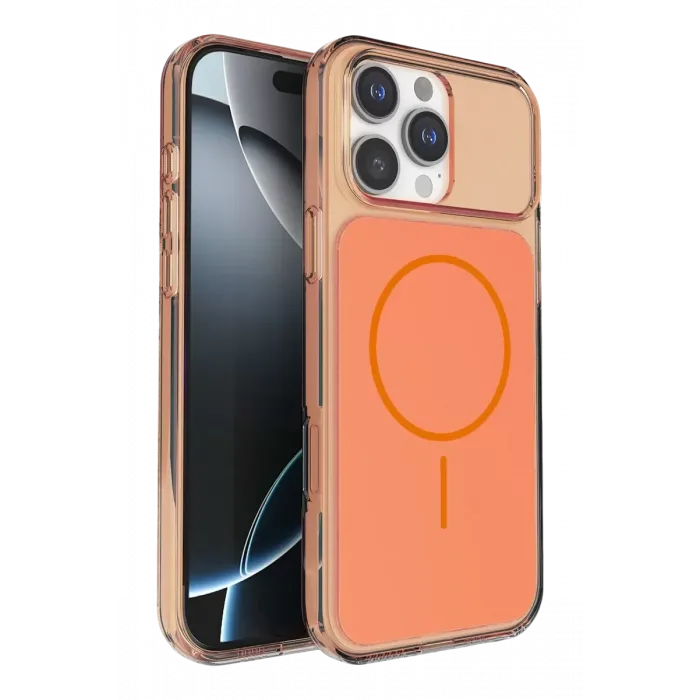 Joko Apple iPhone 16 Pro Max Bruma Magsafe Kapak - Turuncu