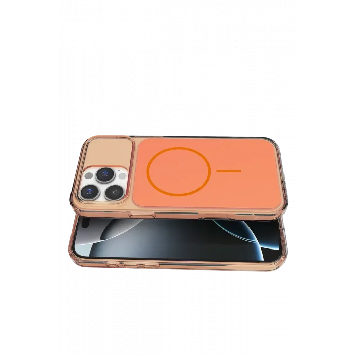 Joko Apple iPhone 16 Pro Max Bruma Magsafe Kapak - Turuncu